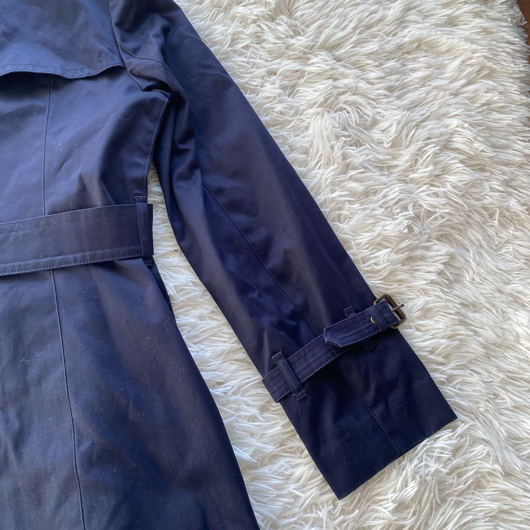 美品 ブルーレーベルクレストブリッジ ショート トレンチコート Lサイズ 40