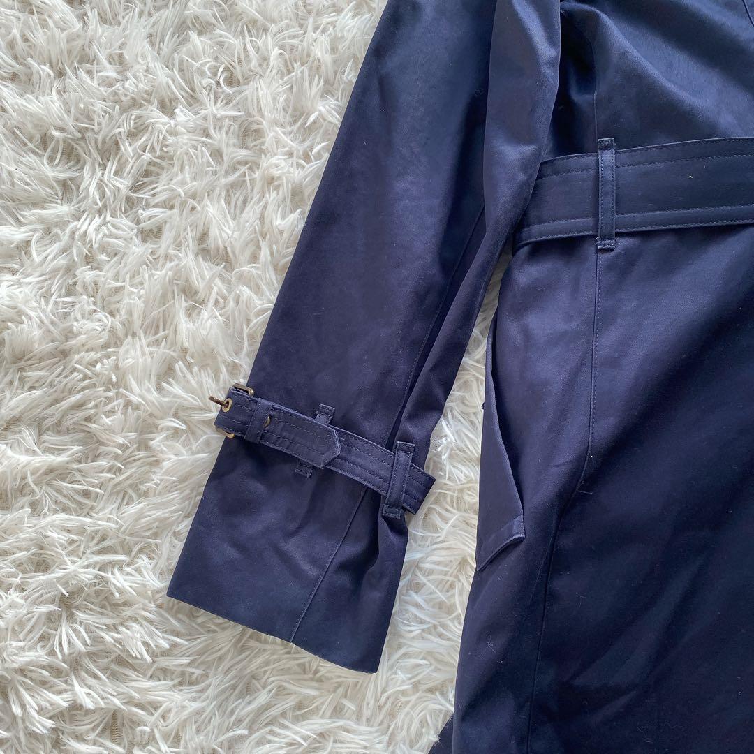 美品 ブルーレーベルクレストブリッジ ショート トレンチコート Lサイズ 40