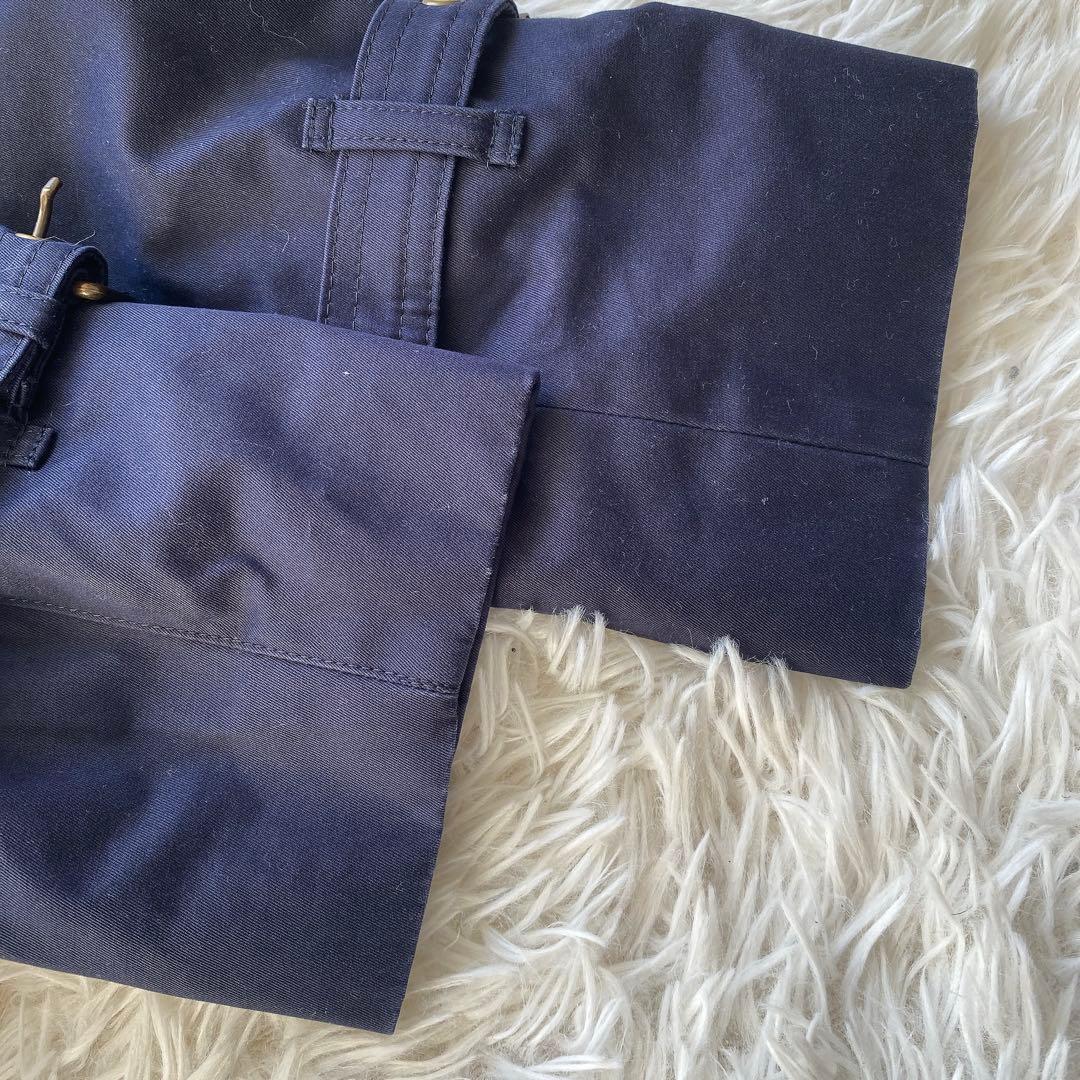 美品 ブルーレーベルクレストブリッジ ショート トレンチコート Lサイズ 40