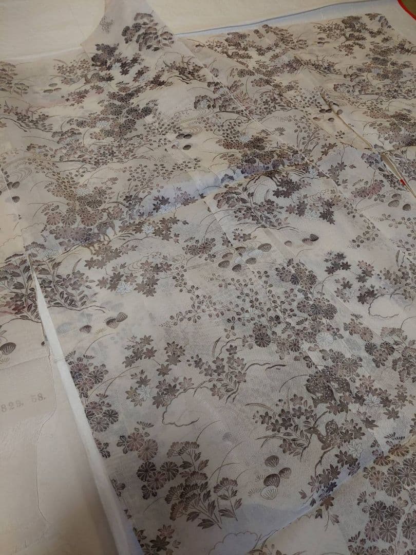 訪問着84正絹　仮絵羽 夏物