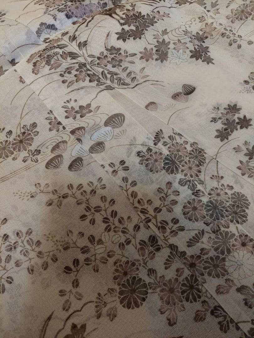 訪問着84正絹　仮絵羽 夏物