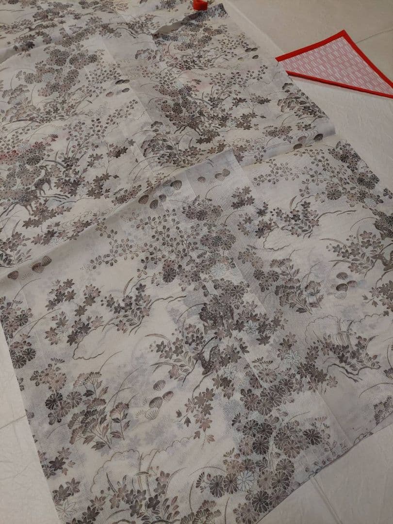 訪問着84正絹　仮絵羽 夏物