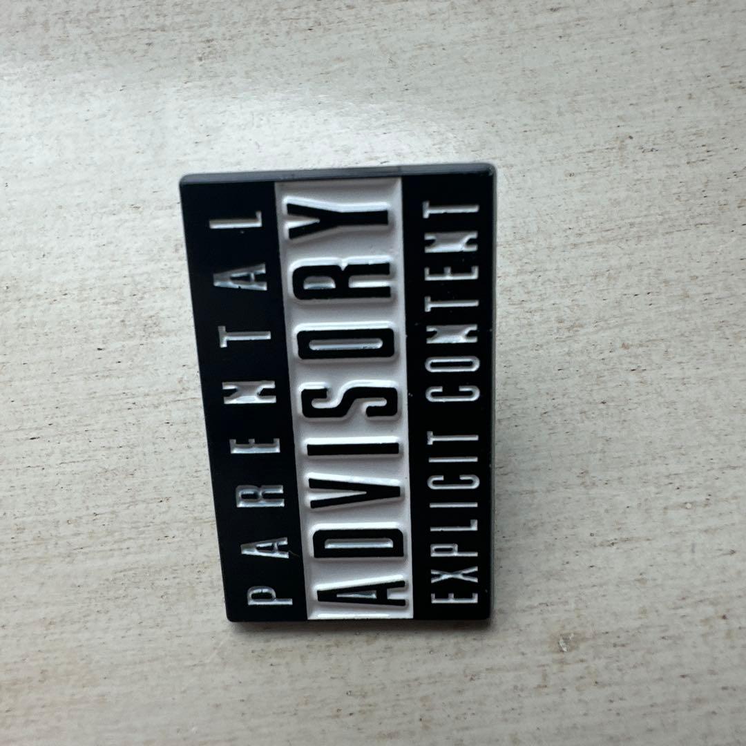 PARENTAL ADVISORY ピンバッジ アドバイザリー20個