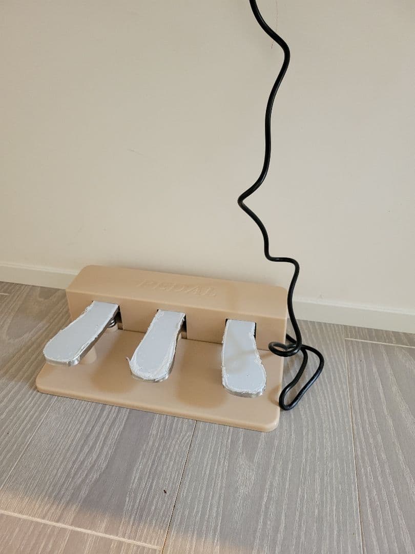 電子ピアノ 88鍵盤 ハンマーアクション鍵盤 木製スタイル ベージュ 3本ペダル