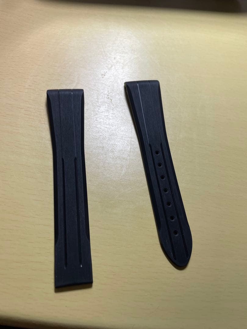 オメガスピードマスターラバーベルト 黒 標準サイズ