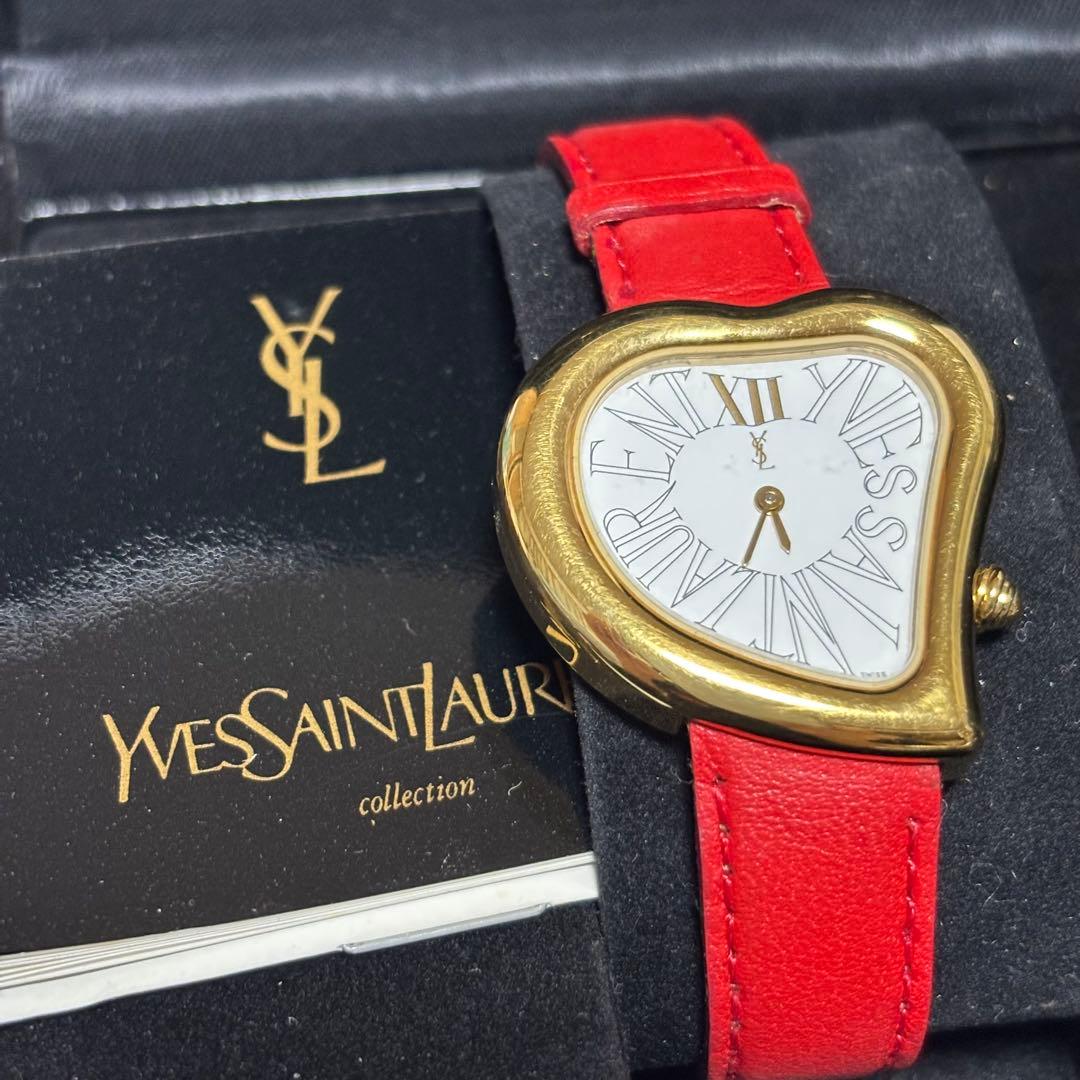 ◆希少◆YSL ハート腕時計 1995年モデル 動作未確認