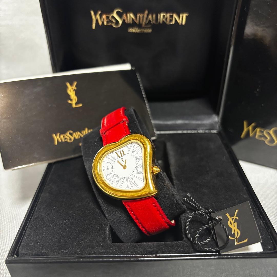 ◆希少◆YSL ハート腕時計 1995年モデル 動作未確認