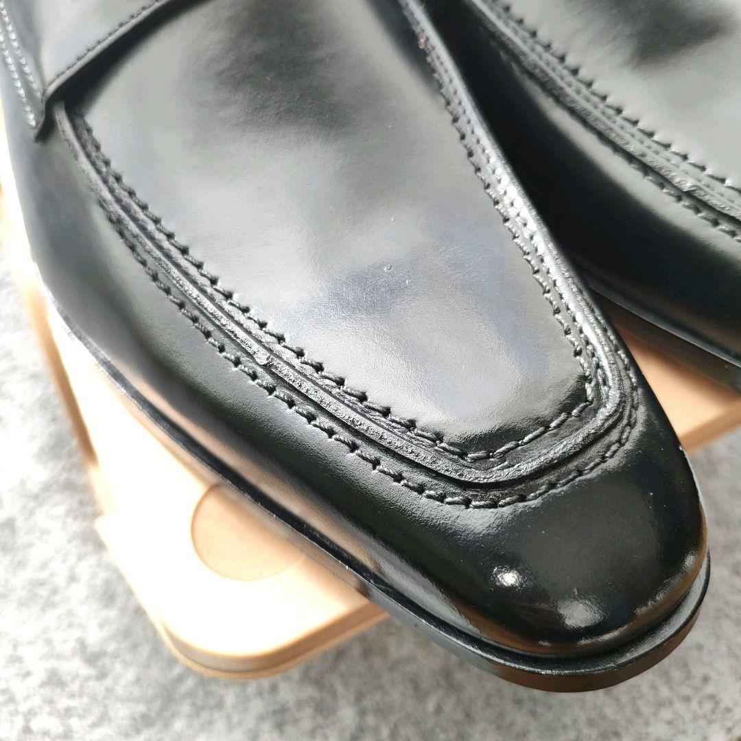 【極美品】チェントフェリーナ　ローファー　【26cm】本革　黒