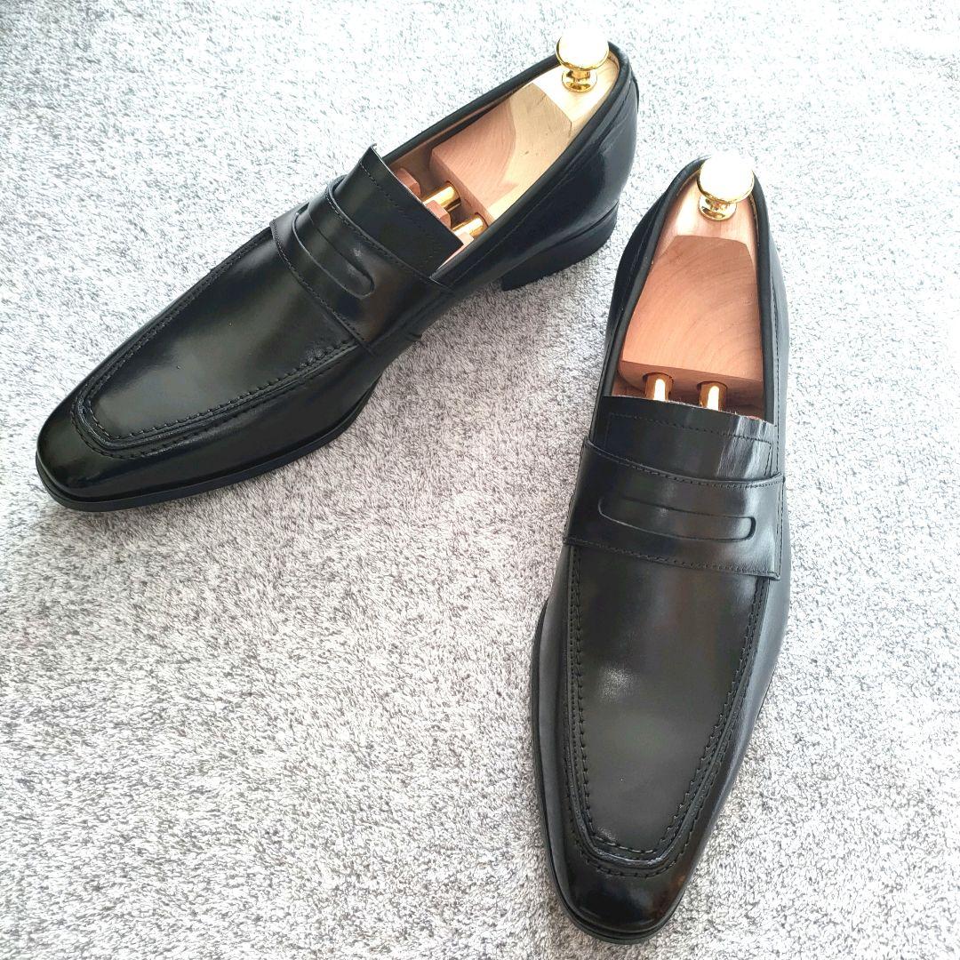 【極美品】チェントフェリーナ　ローファー　【26cm】本革　黒