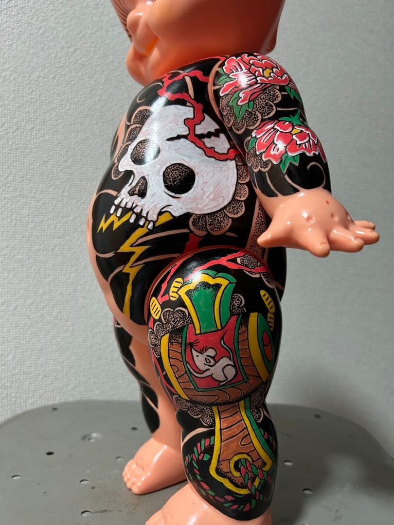 刺青キューピー　ソフビ