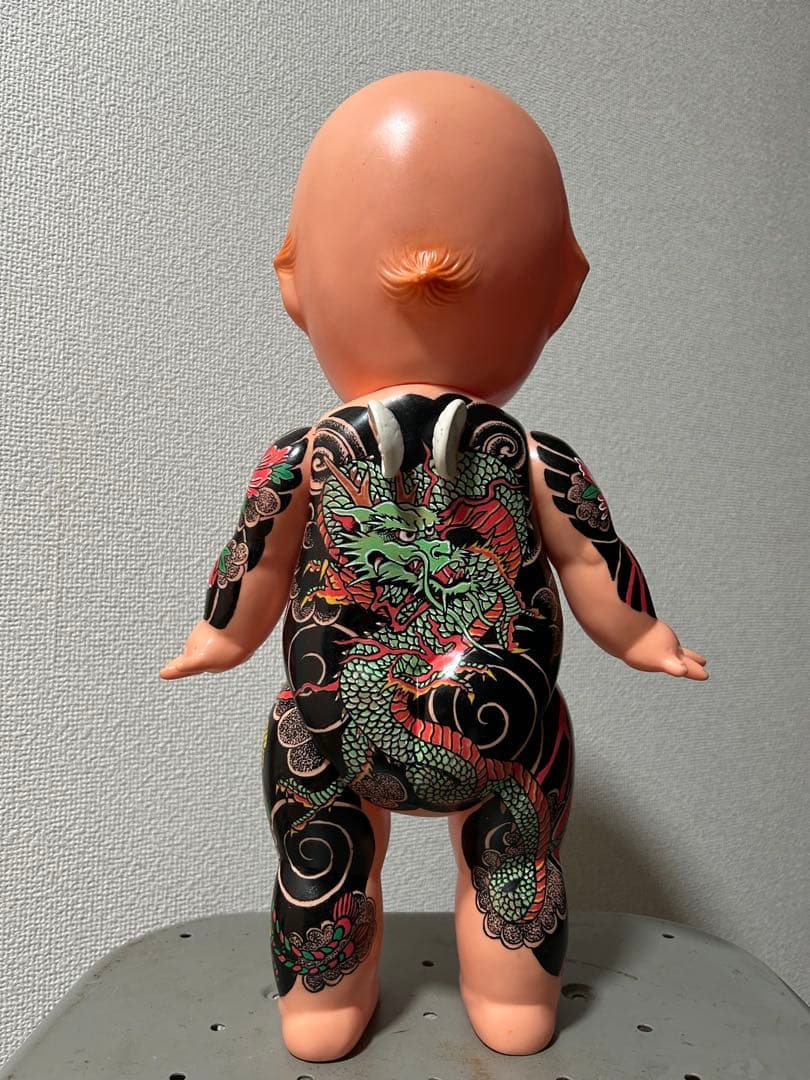 刺青キューピー　ソフビ