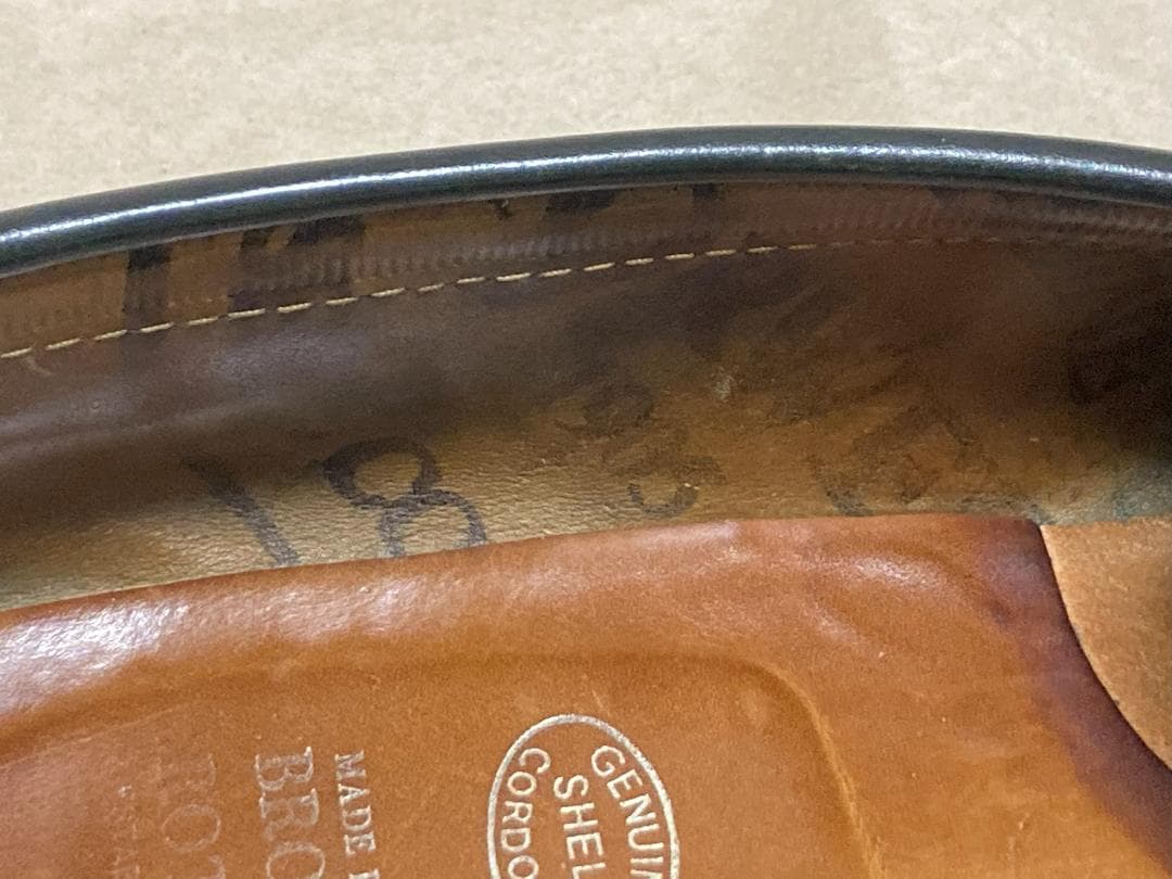 Brooks Brothers Alden アンラインド コードバン 9.5D