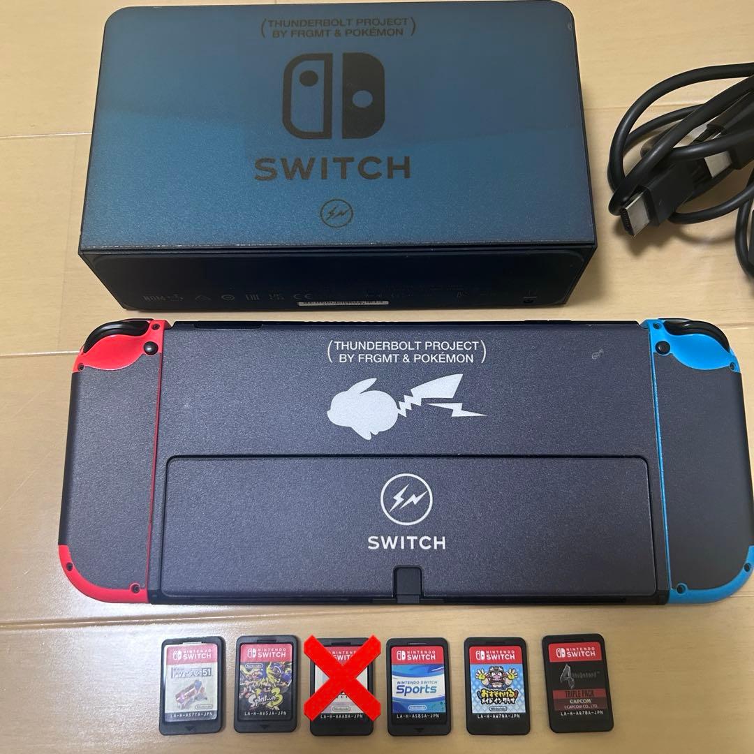 【特価】Nintendo Switch 有機elモデル本体 ゲームソフト5枚