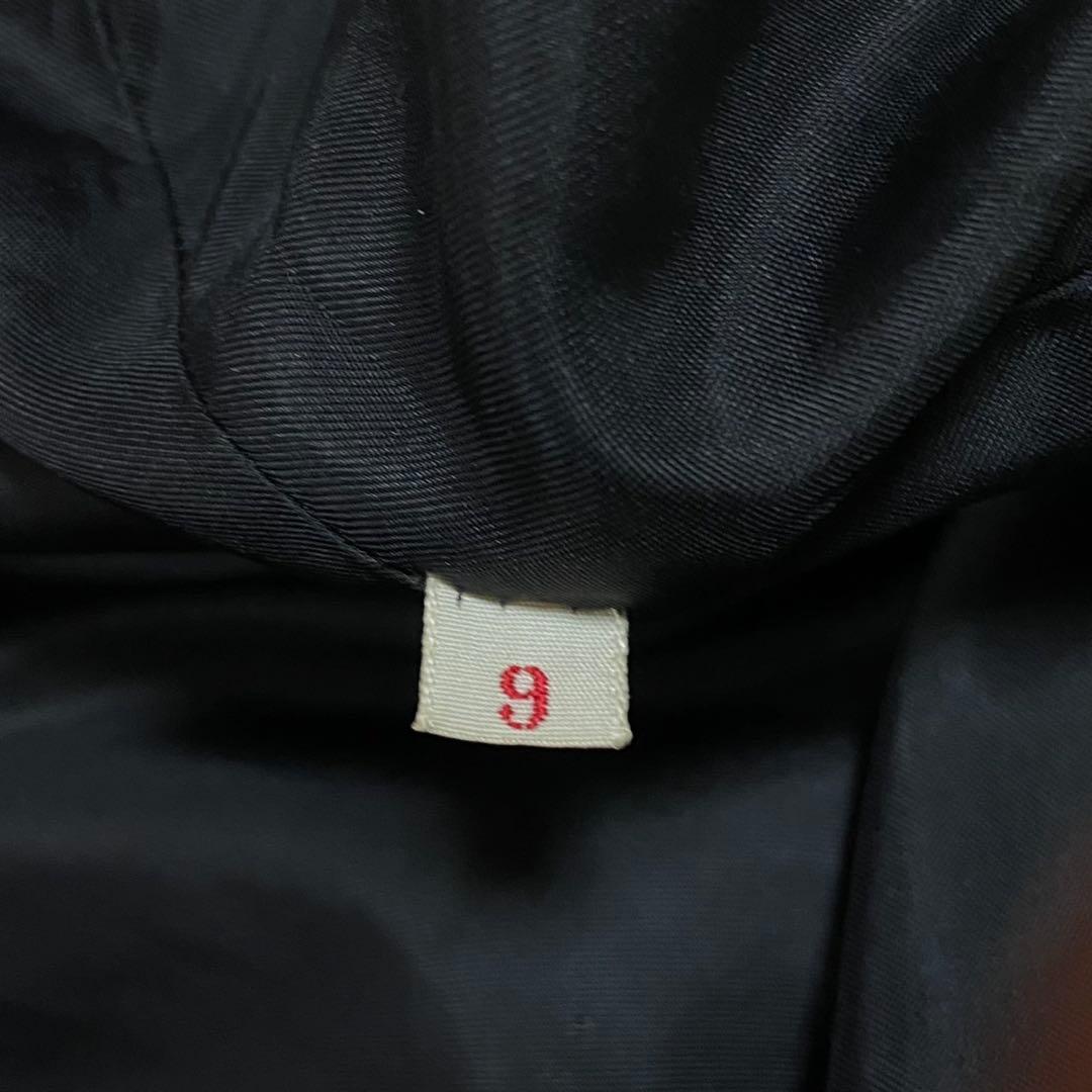 【美品】ミンク 本毛皮 コート ブラック 毛並み◎