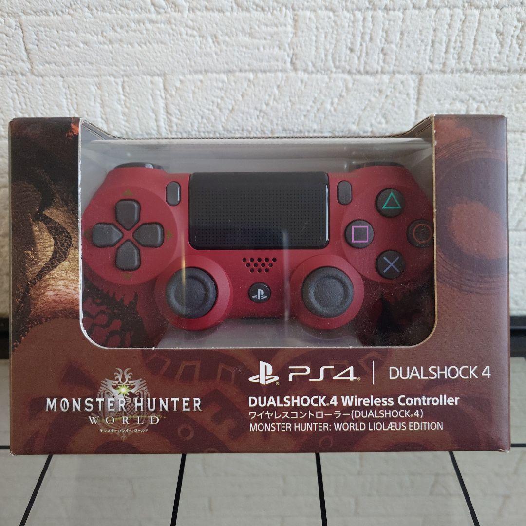 PS4 コントローラー　モンスターハンターワールド