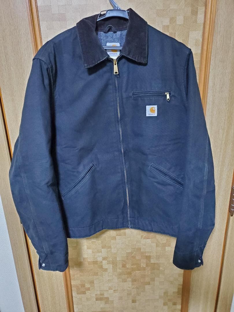 デトロイトジャケット carhartt カーハートブラック メキシコ製