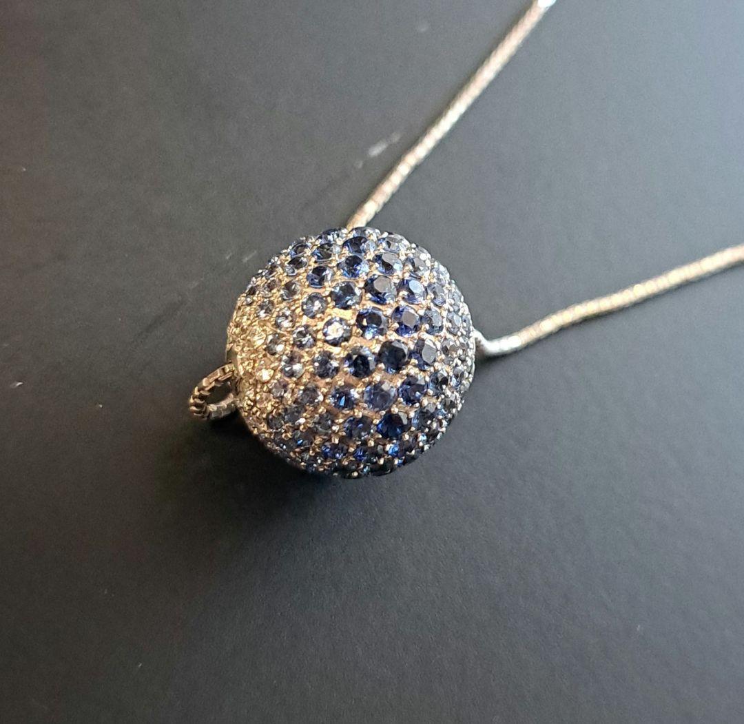 【美品】ネックレス(サファイア)