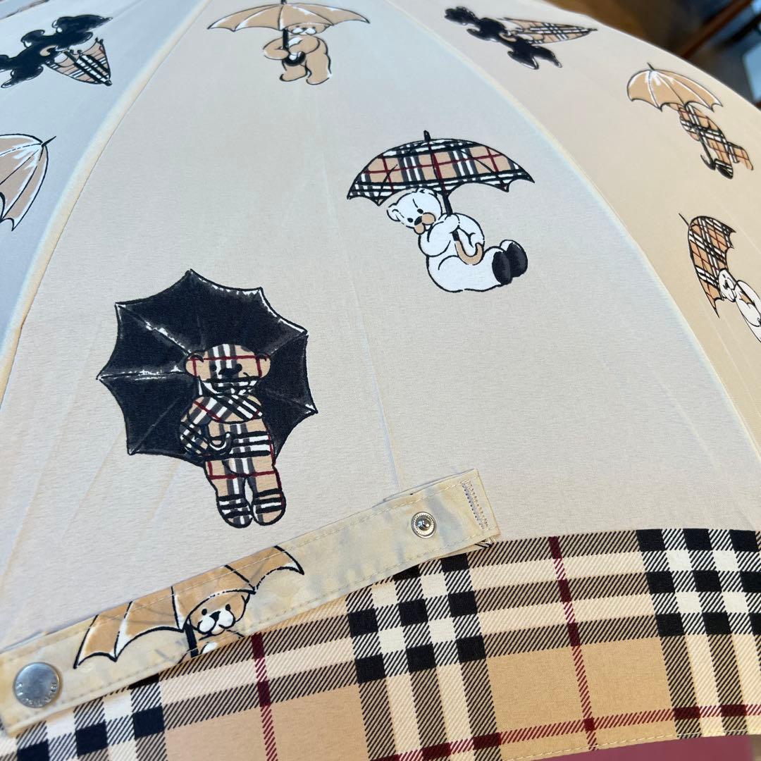 【Burberry】バーバリー ノバチェック クマ柄 傘