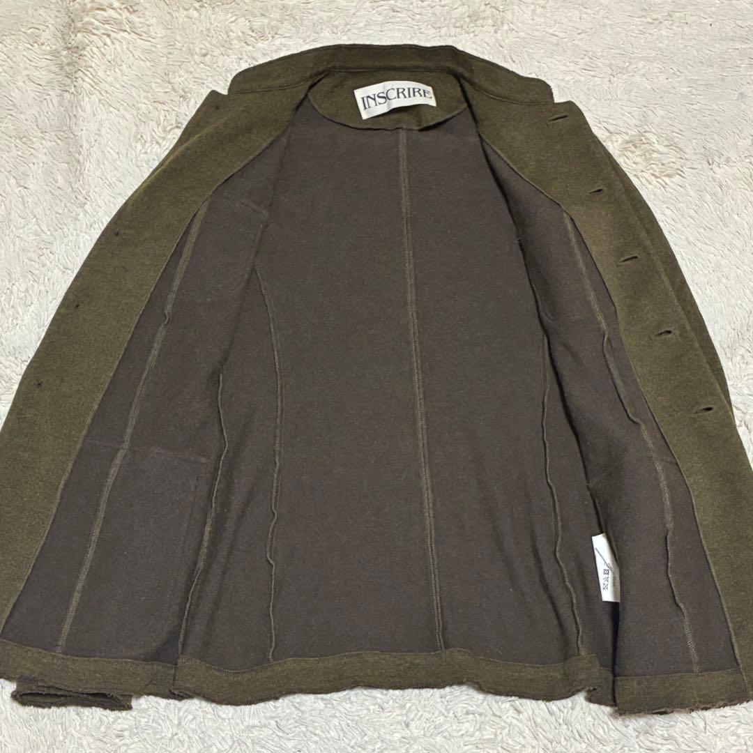 ジャケット・アウター INSCRIRE 23AW Wool jersey tunic jacket