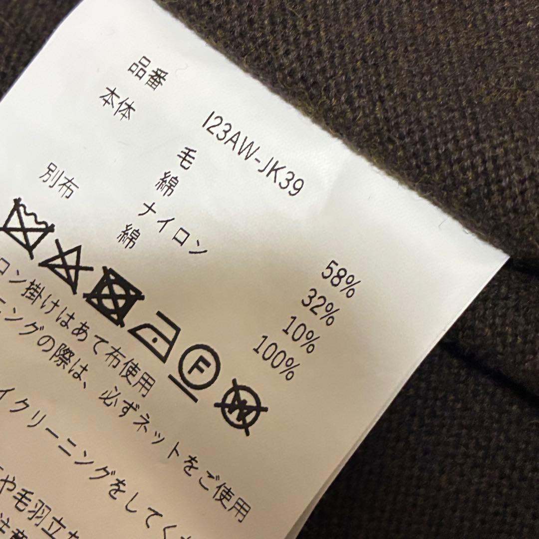 ジャケット・アウター INSCRIRE 23AW Wool jersey tunic jacket