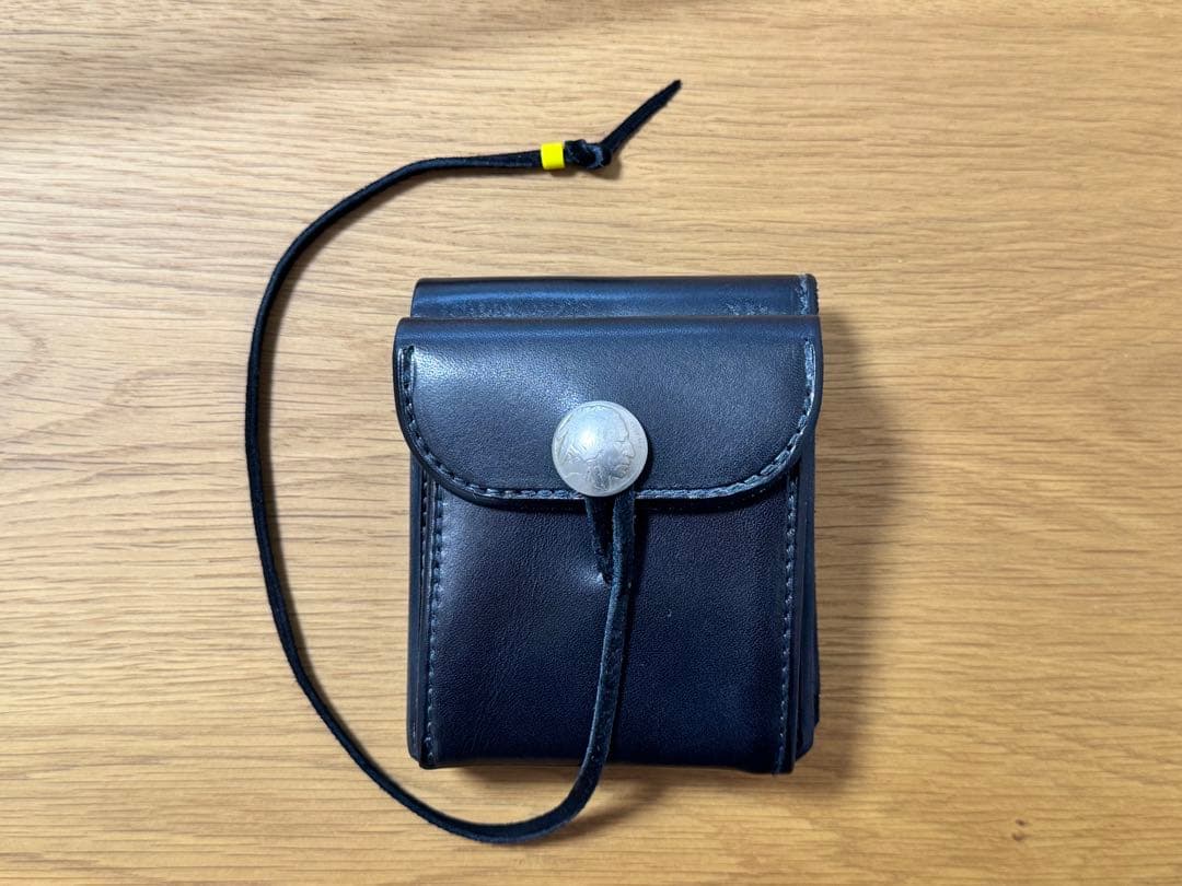 【新品未使用】goro’s ２つ折り財布（サドル）黒