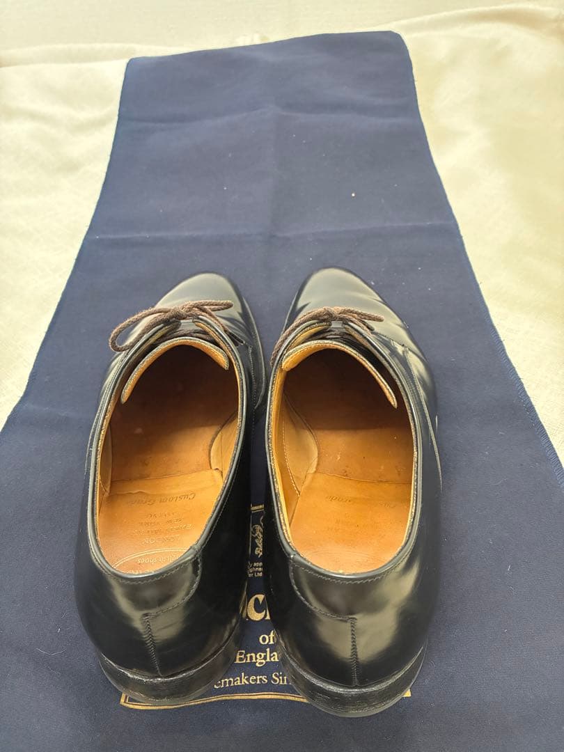 美品　チャーチ　シャノン　ポリッシュドバインダーカーフ　24.5 オスロ