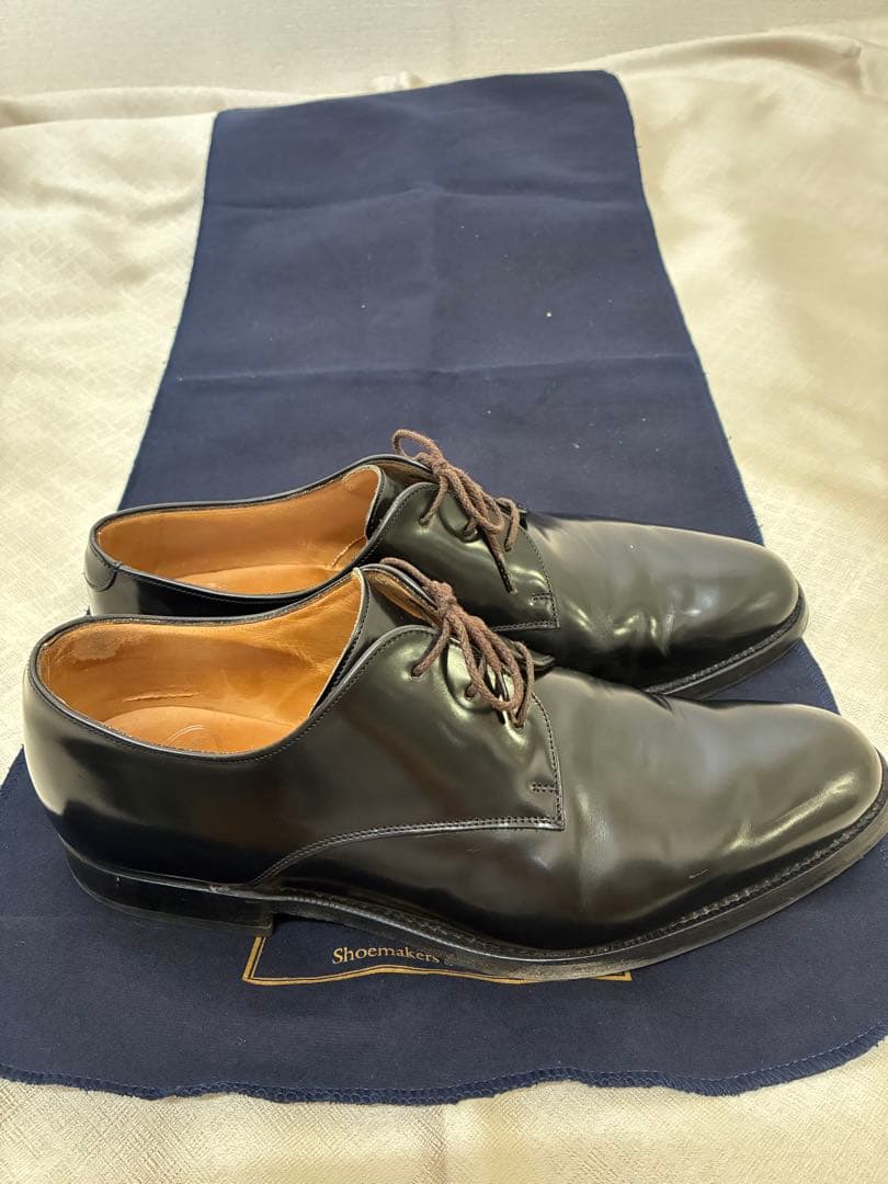 美品　チャーチ　シャノン　ポリッシュドバインダーカーフ　24.5 オスロ