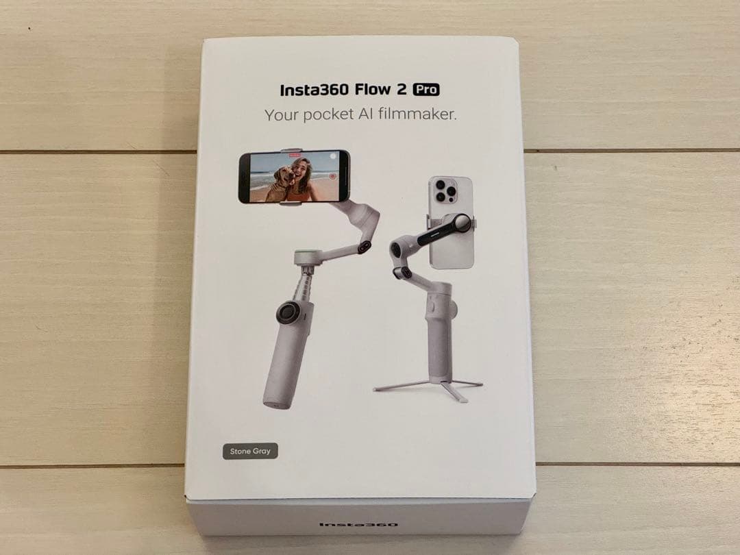 （送料込み+おまけ付）Insta360 Flow 2 Pro スノーグレー