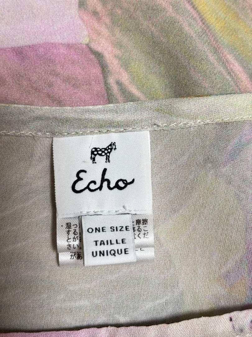 echoのチュニック　日本製シルク100%