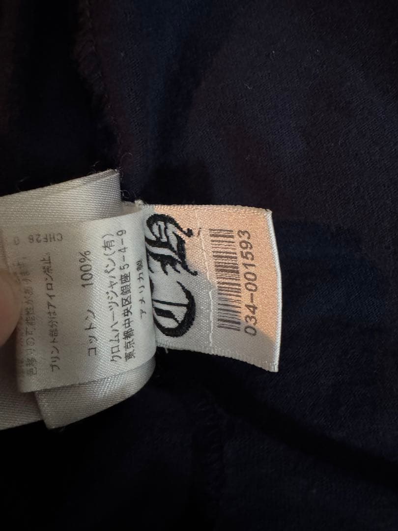 chromehearts ロンT ダガー　ネイビー