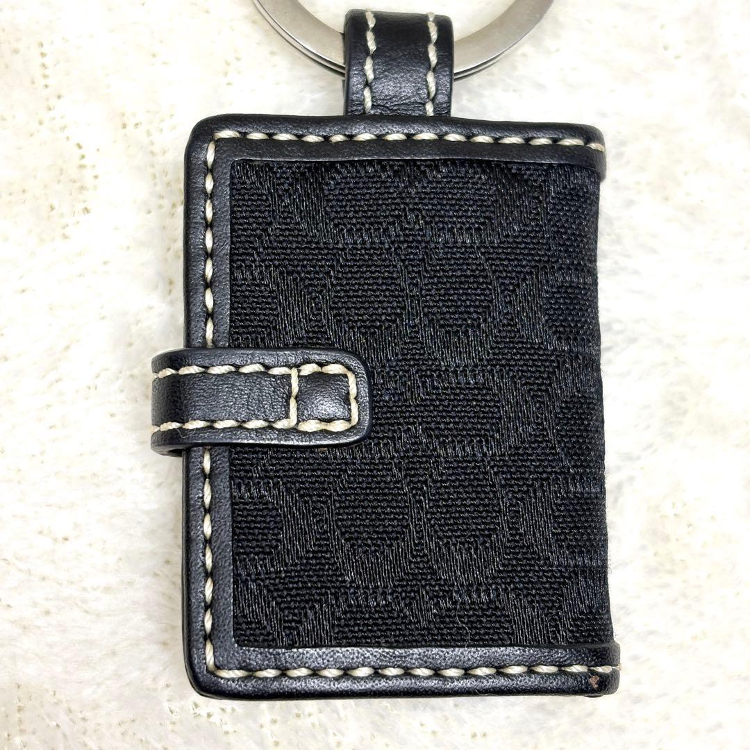 アクセサリー Coach Picture Frame Charm Signature Blak