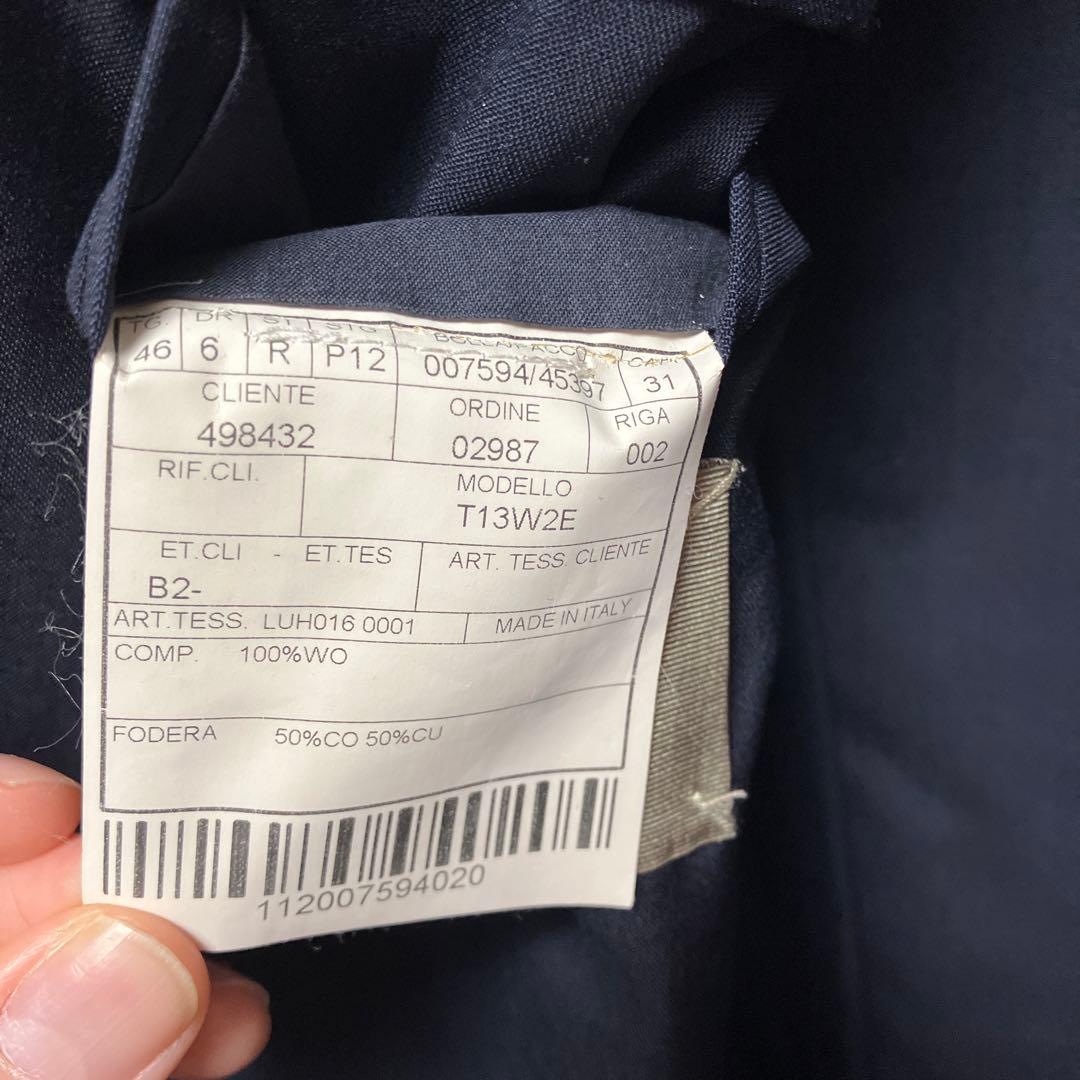 BOGLIOLI テーラードジャケット ネイビー　46 エルメネジルドゼニア