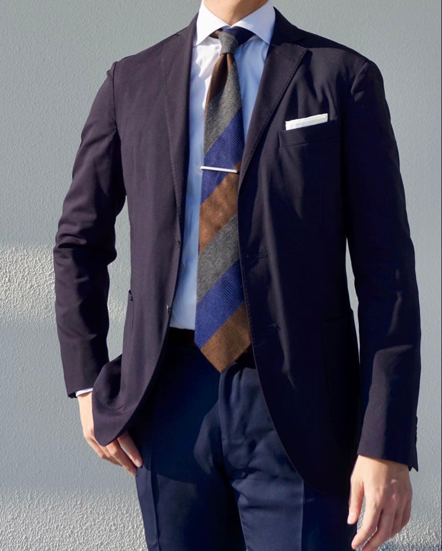 BOGLIOLI テーラードジャケット ネイビー　46 エルメネジルドゼニア