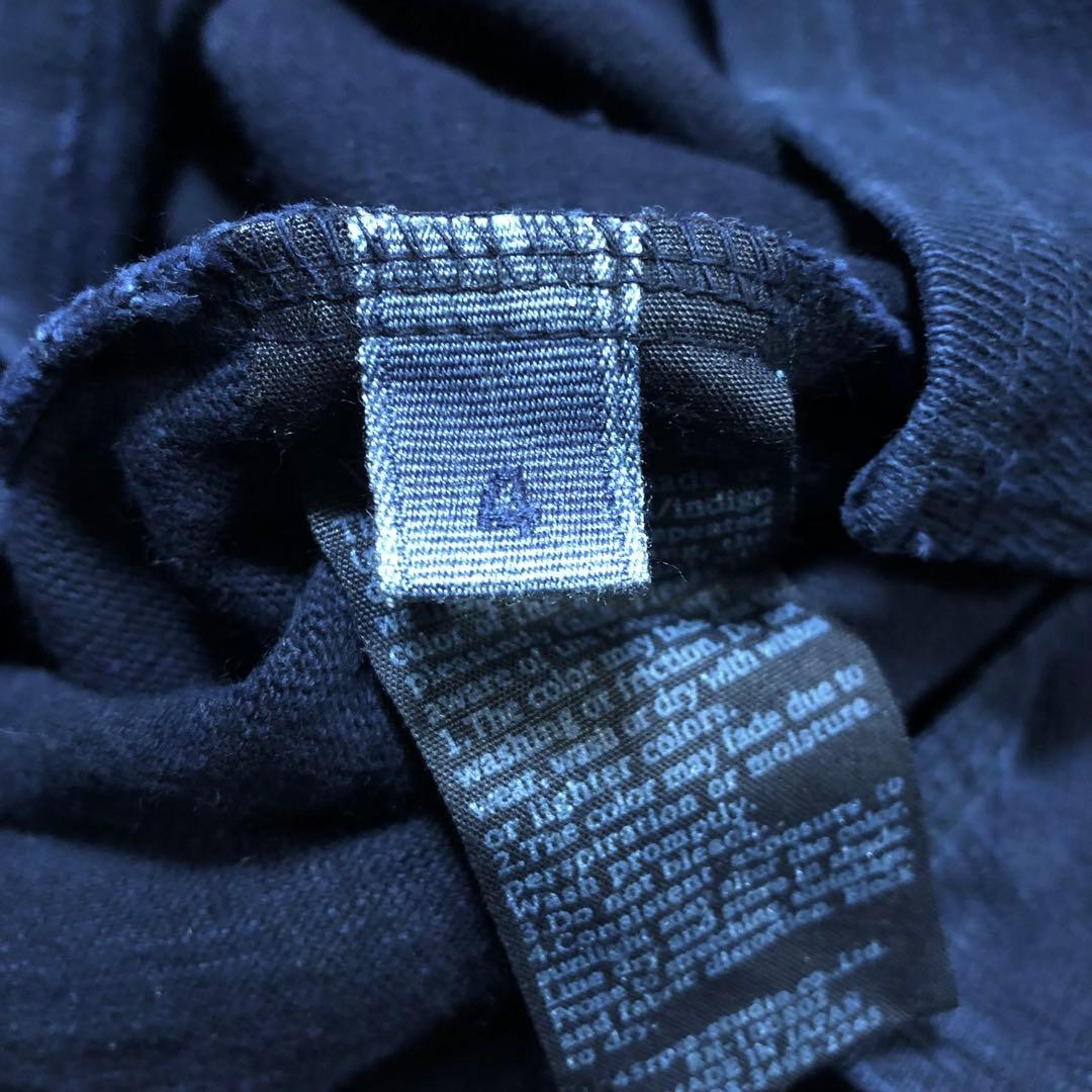45R 45rpm 藍染め 長袖 カットソー Tシャツ インディゴ染め 日本製4