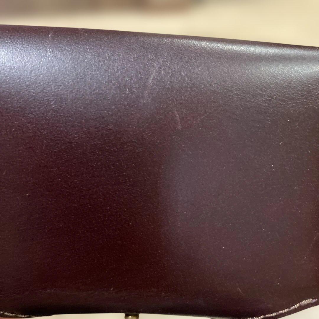 点と線　usuhapeta三つ折り財布 レザー