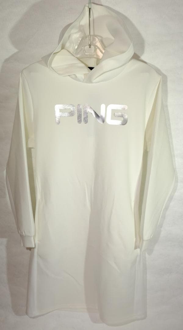 PING フード付きゴルフウェア ホワイト 新品