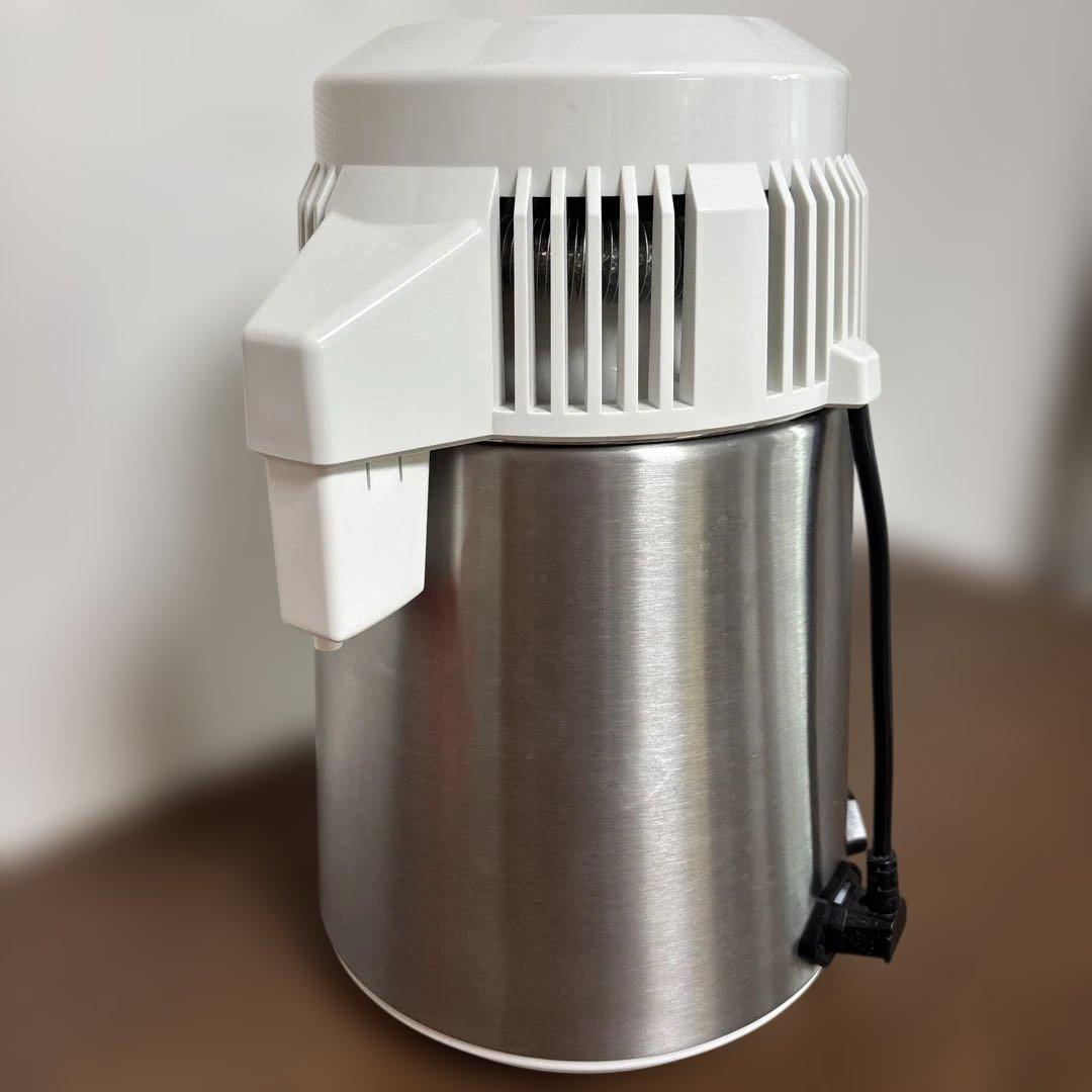 蒸留水器 メガホーム社製ステンレスボディー純水メーカー 4L