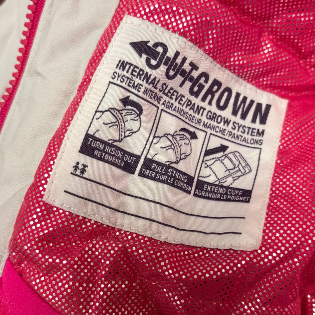 Columbia キッズ スキーウェア　150cm ホワイト/ピンク