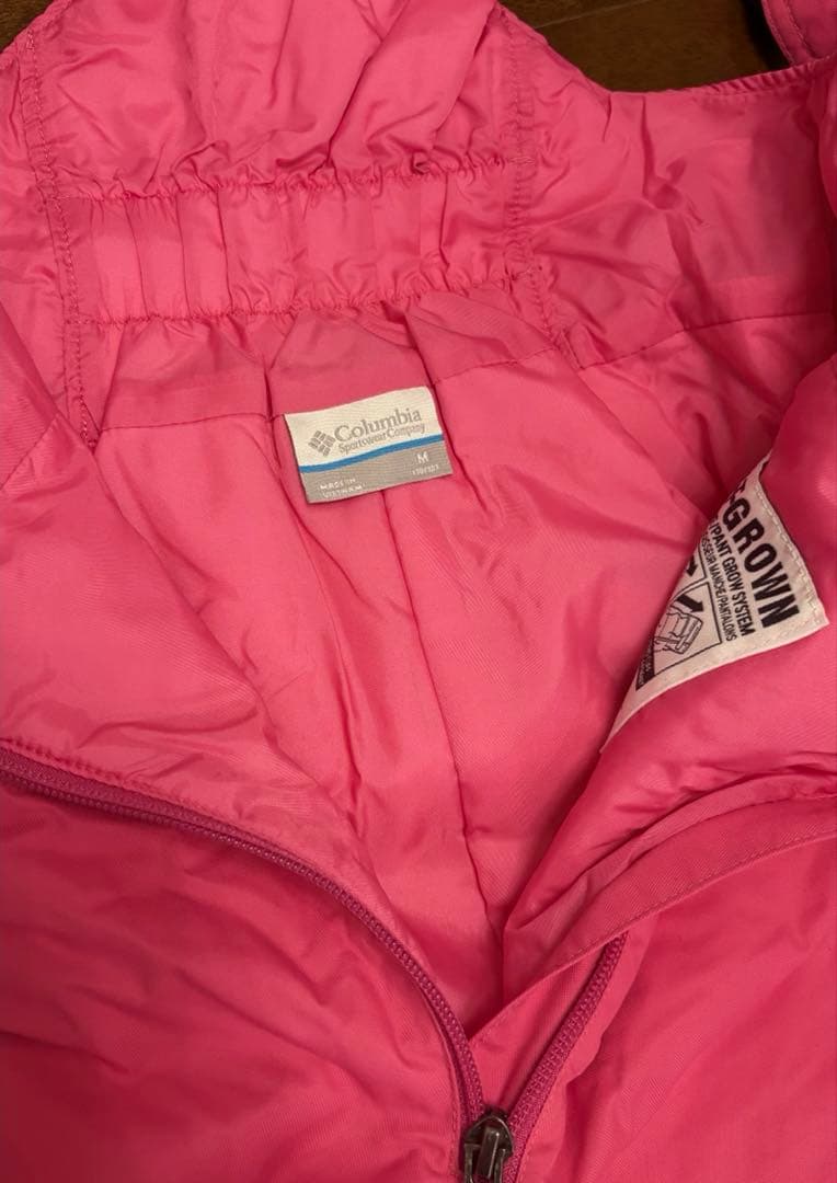 Columbia キッズ スキーウェア　150cm ホワイト/ピンク