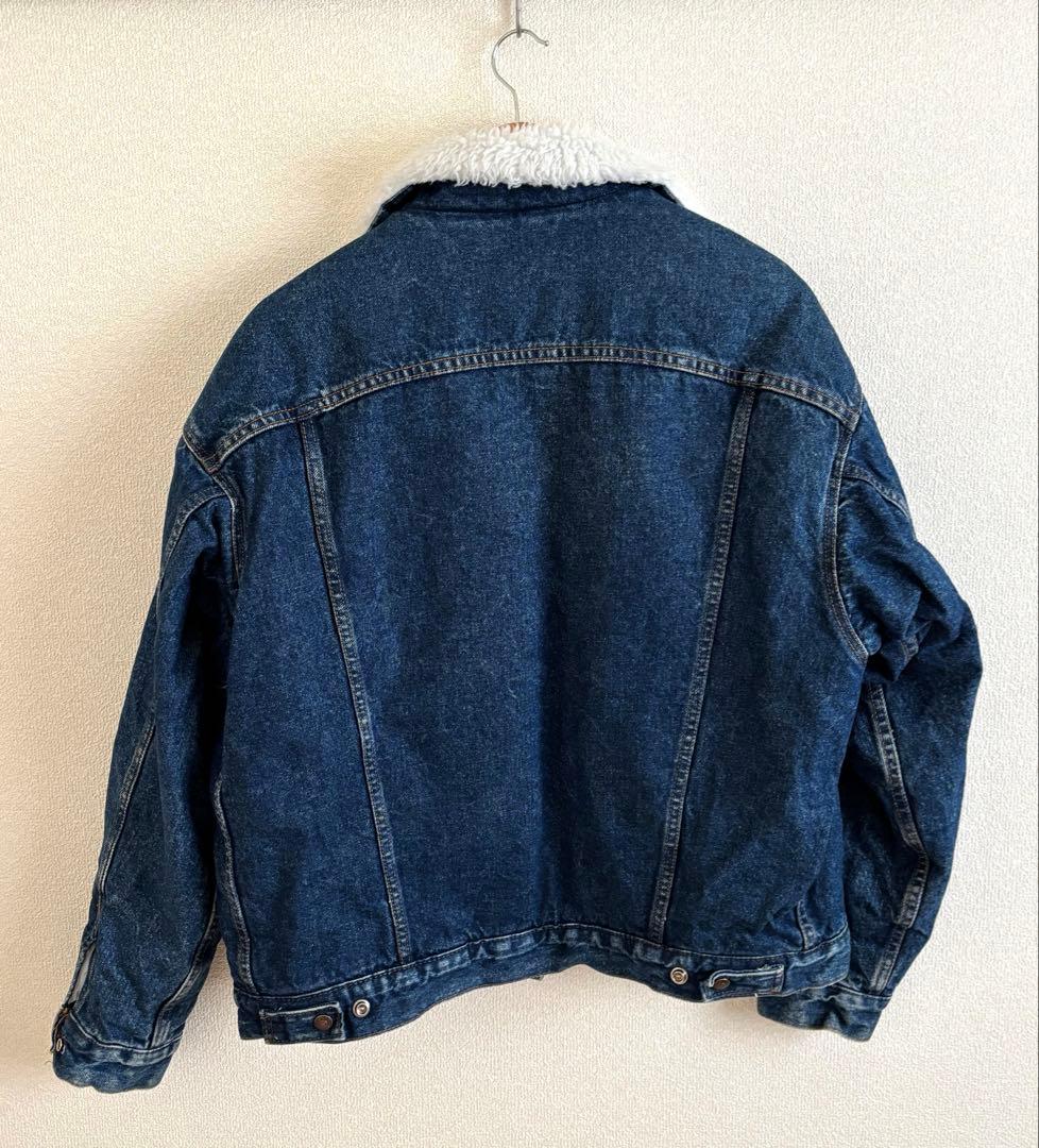 Levi’s 赤タグ 裏ボア デニムジャケット USA製 Lサイズ　Gジャン