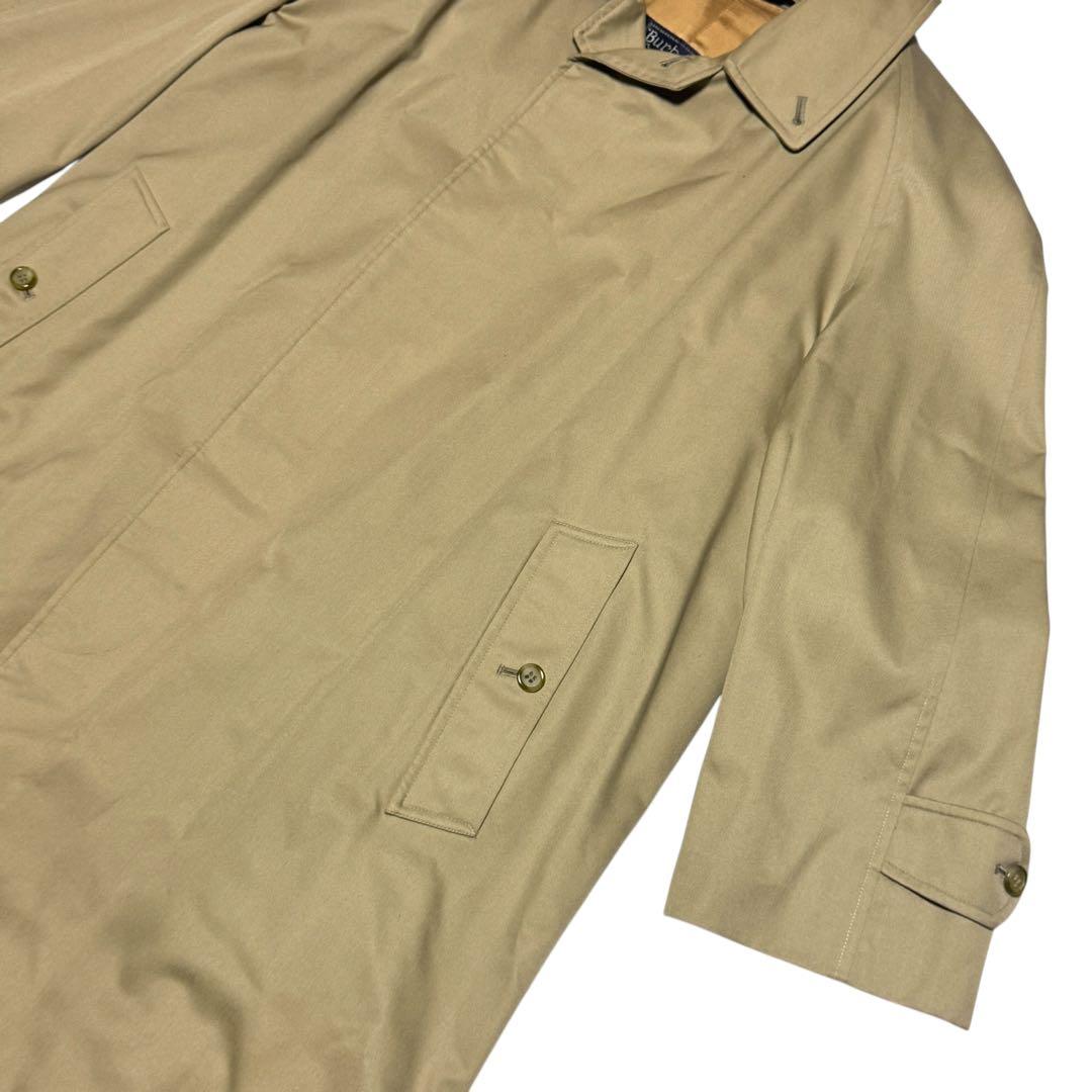 【美品】Burberry バーバリー トレンチコート コットン混 ベージュ M