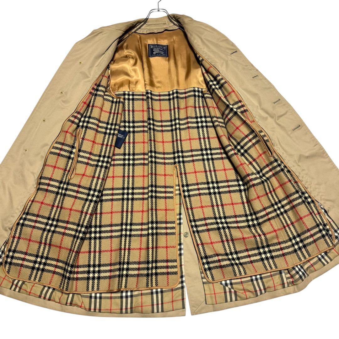 【美品】Burberry バーバリー トレンチコート コットン混 ベージュ M