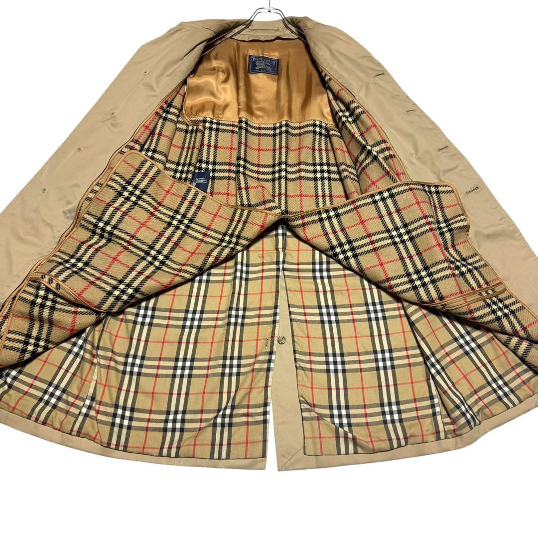 【美品】Burberry バーバリー トレンチコート コットン混 ベージュ M