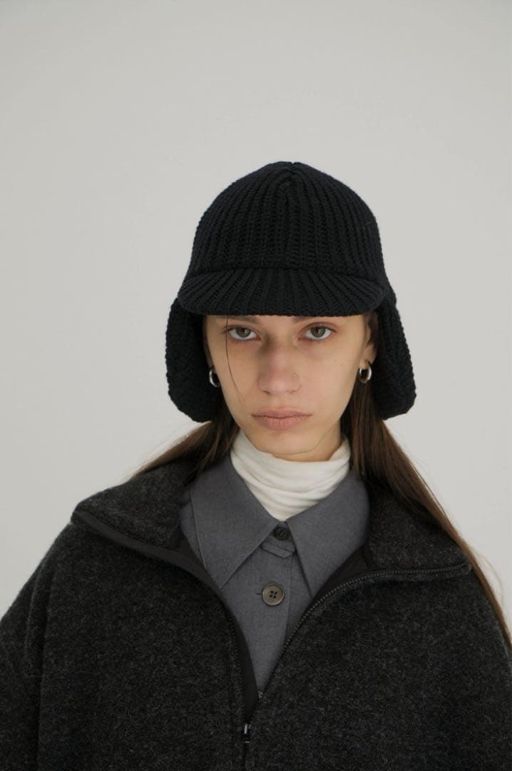 KIJIMA TAKAYUKI ×CLANE WOOL KNIT EAR CAP