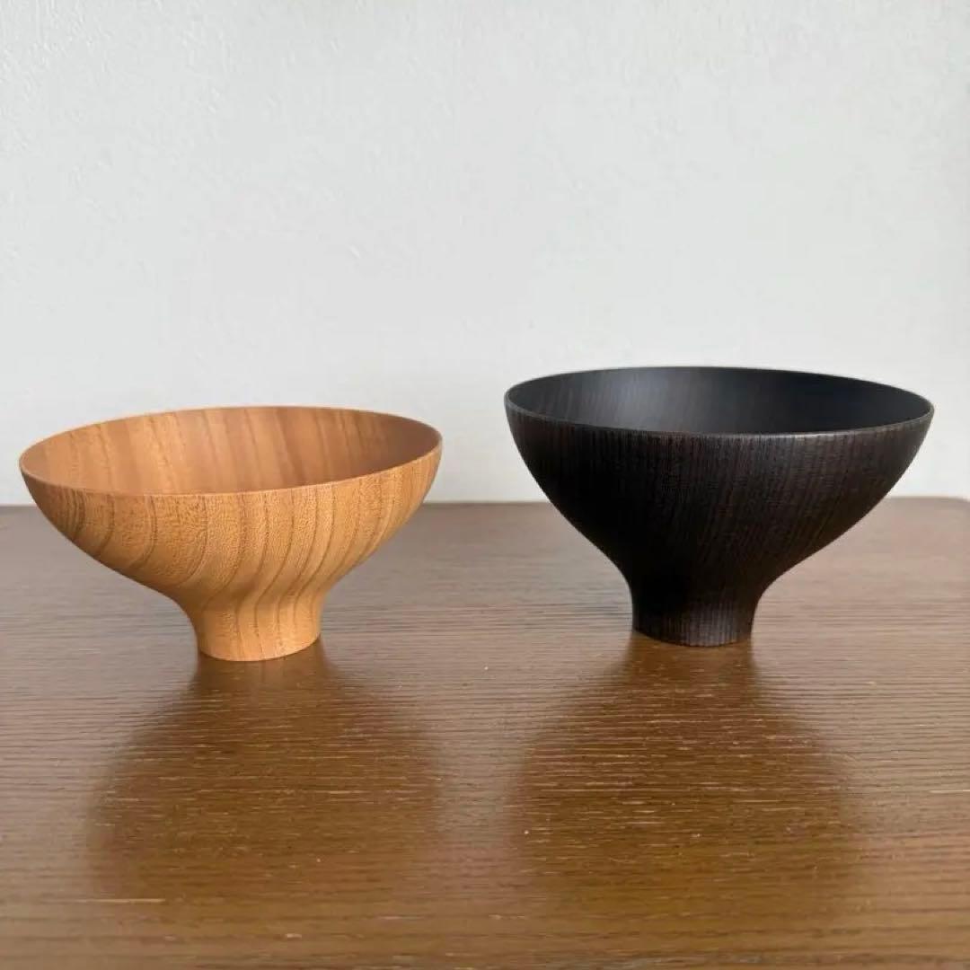 我戸幹男商店　木椀　汁椀　AEKA 2つセット