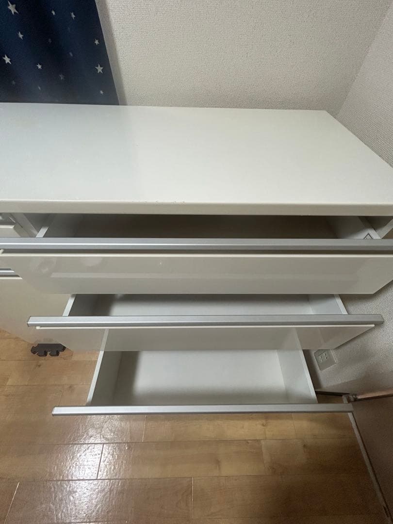 大分 引き取り限定 ホワイト収納キャビネット