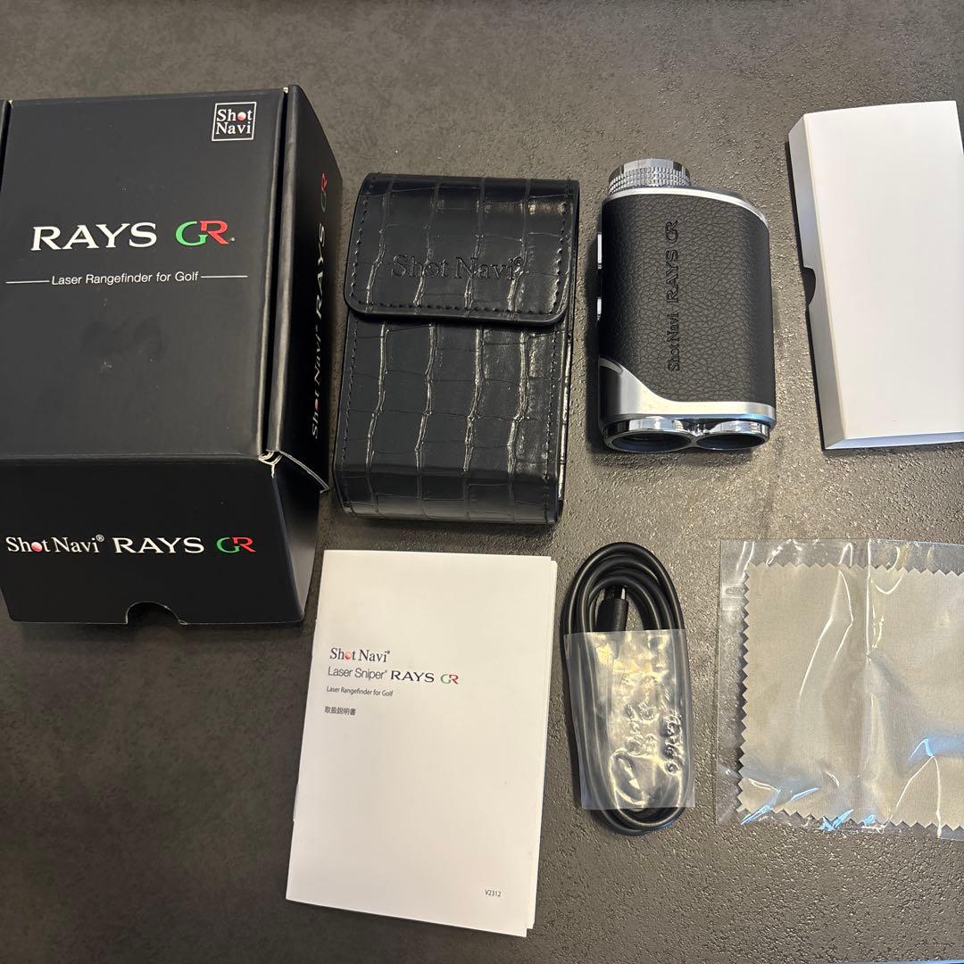 ShotNavi RAYS CR ゴルフ用距離計 ブラック