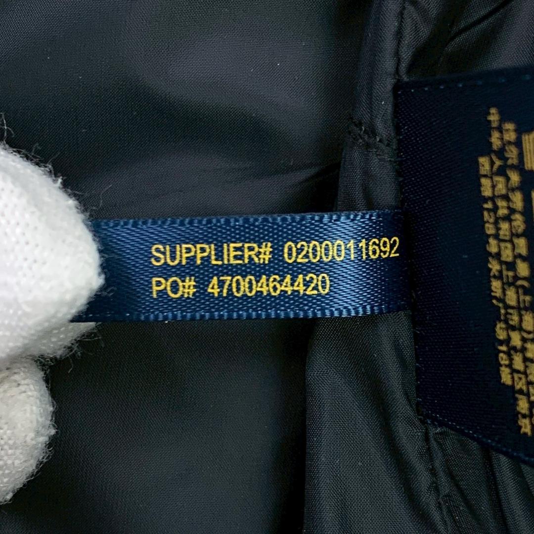 ポロラルフローレン ダウンベスト ビッグポニー刺繍 ブラック S　D949