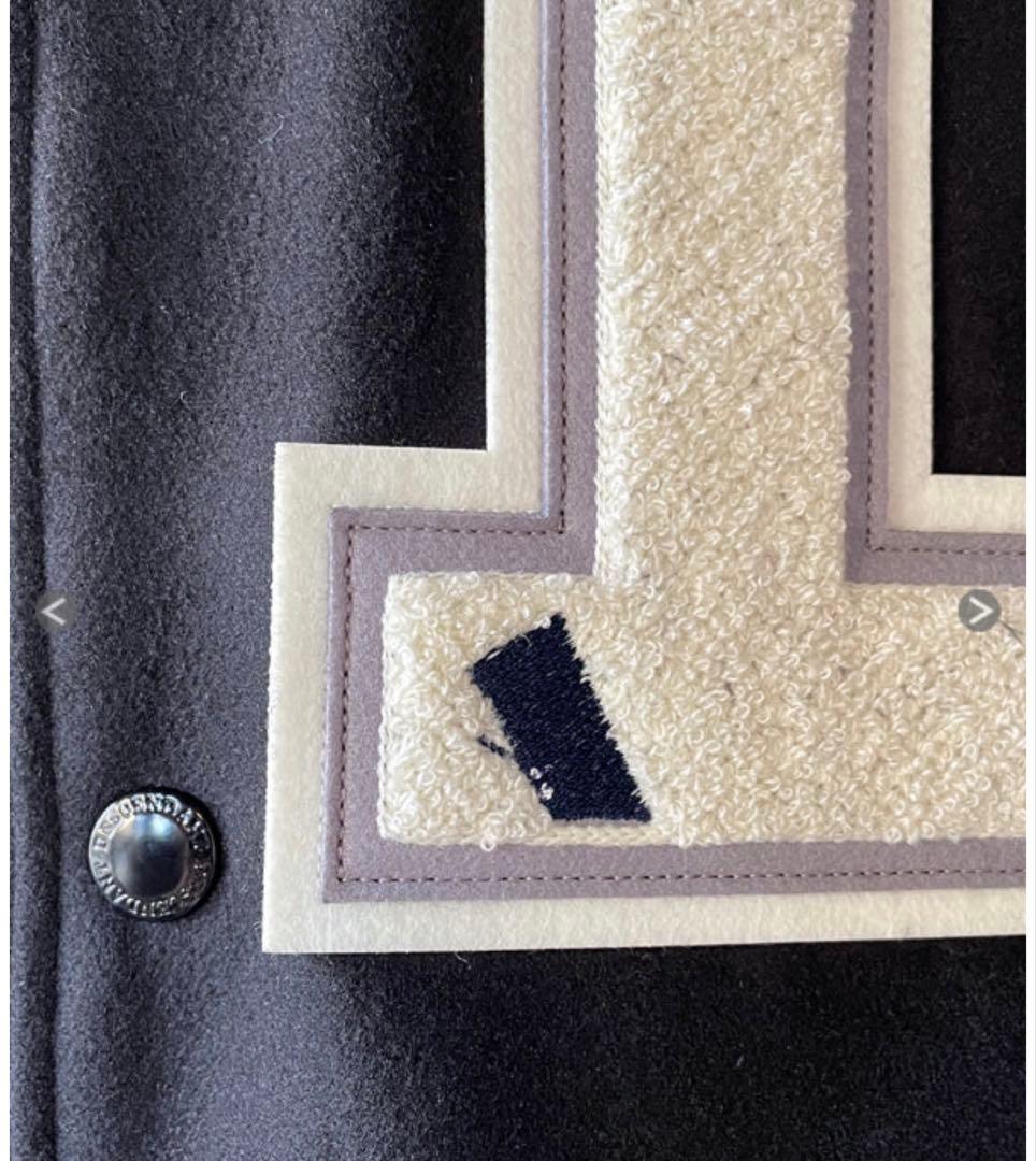 ジャケット・アウター DESCENDANT/SQUAD VARSITY JACKET BLACK 3