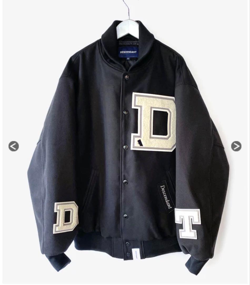 ジャケット・アウター DESCENDANT/SQUAD VARSITY JACKET BLACK 3